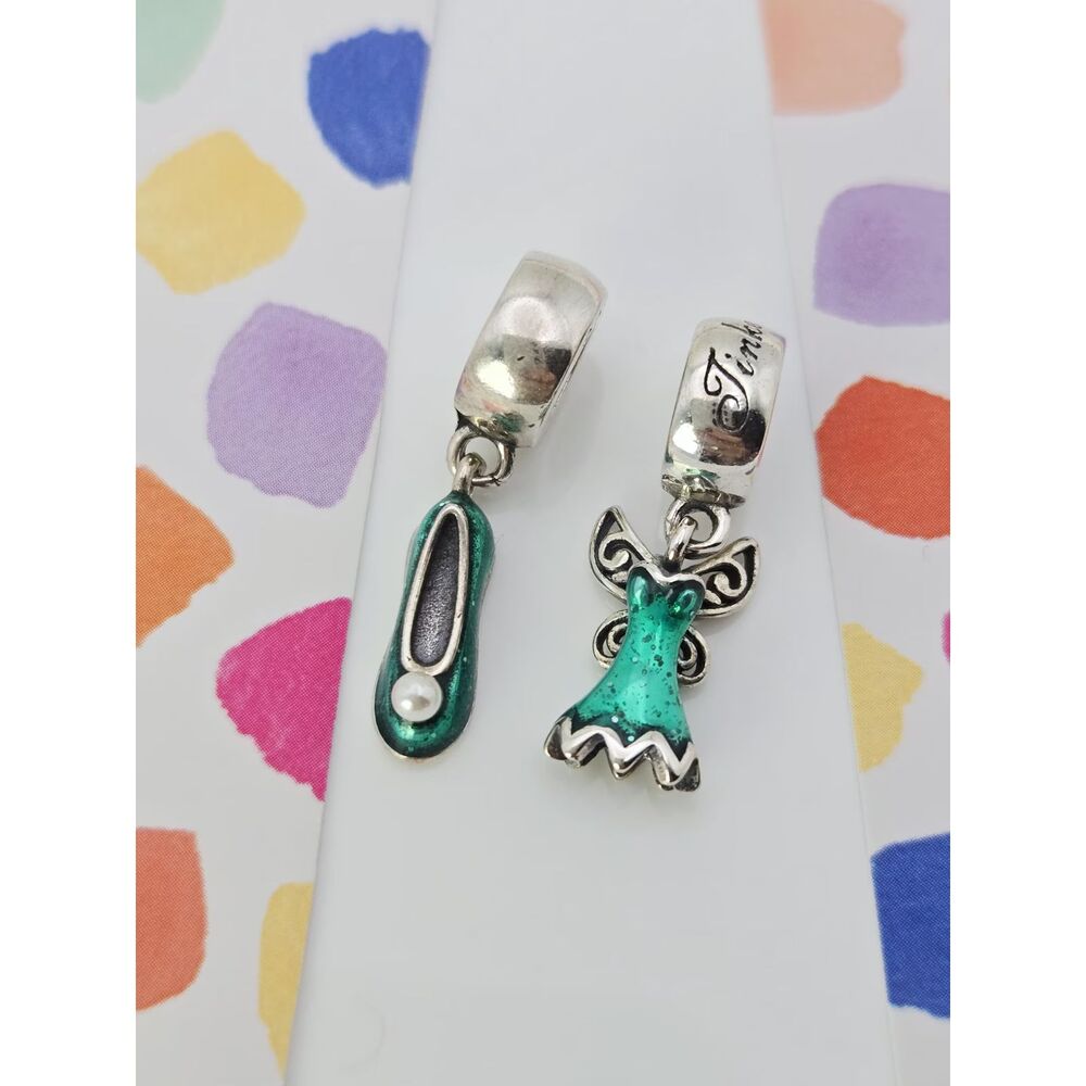 NWOT Tinker Bell Disney x Pandora FIT Silver Charm Dangle - Picture 12 of 15